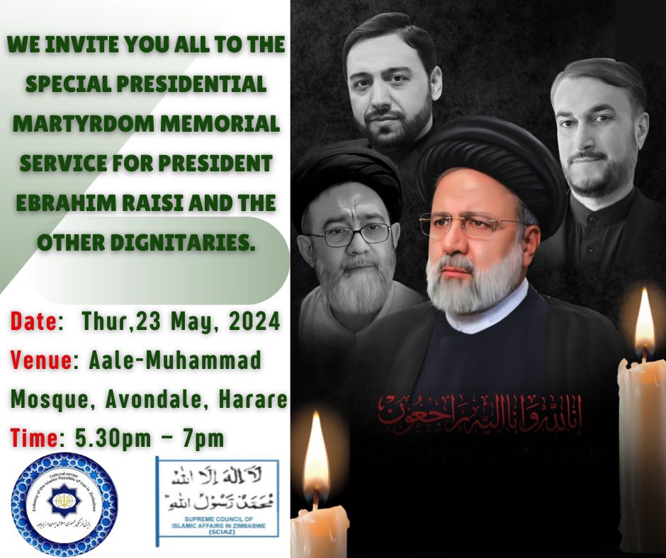 Presidential Memorial Service on the Martyrdom of President Raisi and Dignitaries